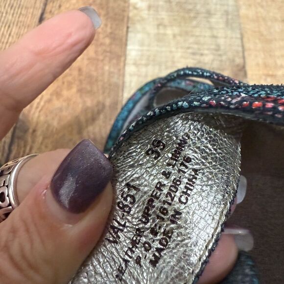 Alegria Valentina Aqua Flora 39 8.5 - Picture 6 of 10